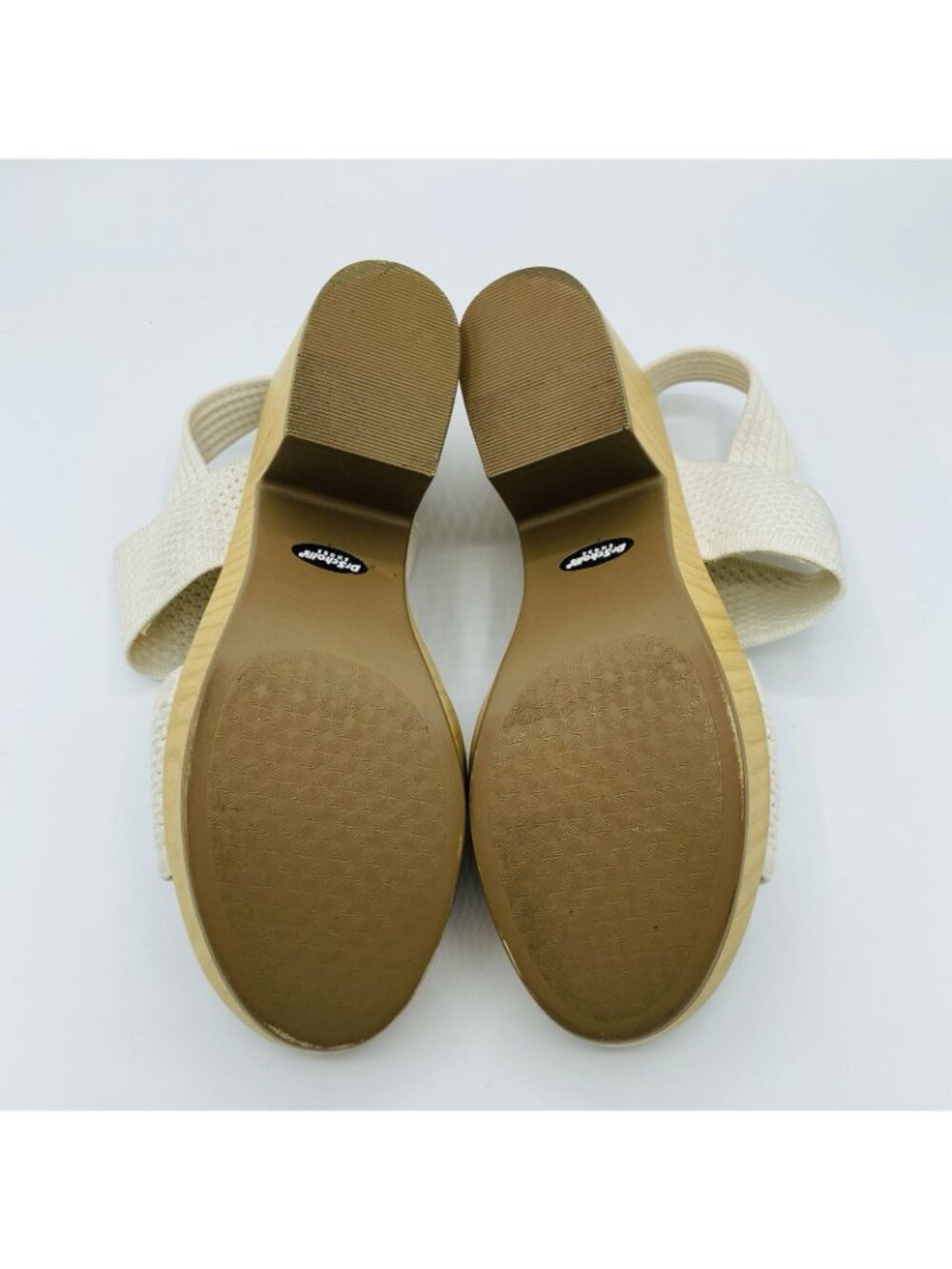 Dr Scholls Shoes Womens Size 8.5 M White Clogs Heels Sandals Strappy Comfort - Picture 9 of 11